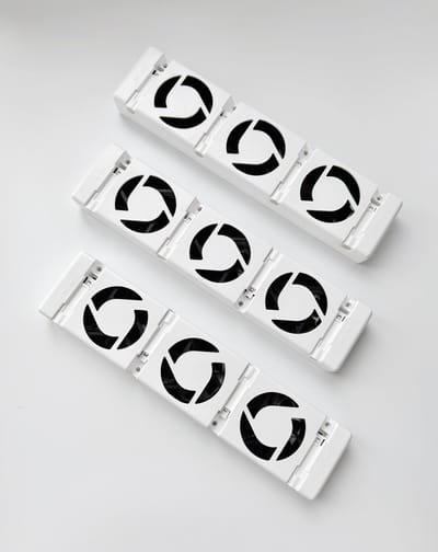 CozyVent Radiatorventilator Trio – Next Generation Afstandsbediening & Display – Energiebesparende Radiator Booster
