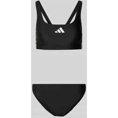 Twee-delig zwempak met V-achterkant voor vrouwen adidas 3-Stripes