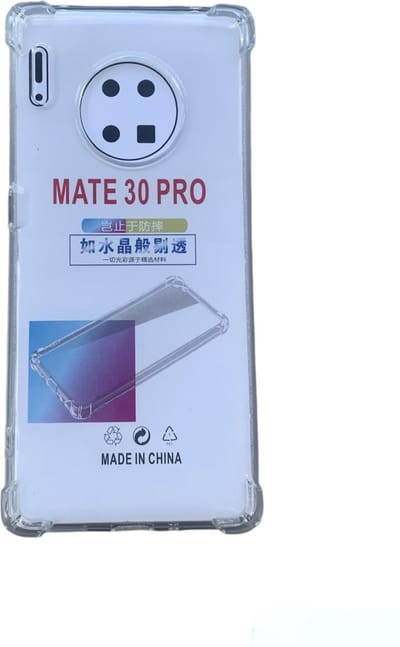 Hoesje Geschikt voor Huawei Mate 30 Pro Anti Shock silicone back cover/Transparant hoesje