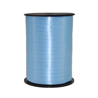 Krullint licht blauw 5mm x 500meter/Cadeaulint / Sierlint / Verpakkingslint/decoratie/ kado