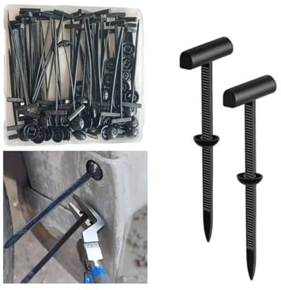 Universele Zelfborgende Nylon Kabelbinders voor Auto's en Huishoudelijk Gebruik - 50 Sets