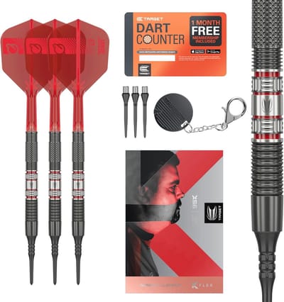 95% Tungsten Soft Tip Dartpijlset - 19G Professionele Darts met K-Flex Flights