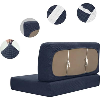 RV Eethoek Kussenhoezen Jacquard Stretch RV Eethoek Stoelhoezen Wasbare Loveseat Slipcovers voor RV Camper Auto Bankzitten 1 Set