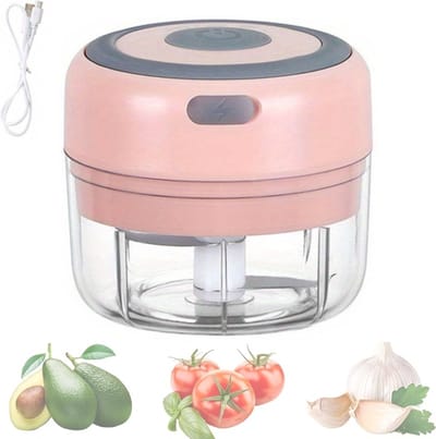 Xerolax Vleesmolen - Gehaktmolen - Meat Grinder - Elecktrisch - Machine - Foodprocessor - Meat Mincer - Keukenmixer - Keukenmachine - Automatisch - 100ML - Roze