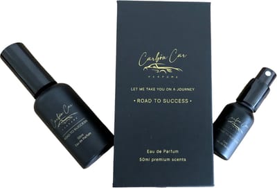 Carbón Car Perfume ROAD TO SUCCESS (50ml) - autoparfum op basis van geurwetenschap -  LUXE & TROTS - autoparfum - geurverfrisser
