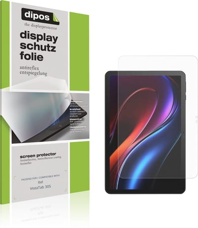 dipos – 2x Matte Beschermfolie geschikt voor Itel VistaTab 30S | Krasbestendige & antireflecterende Screenprotector Ultra-Thin
