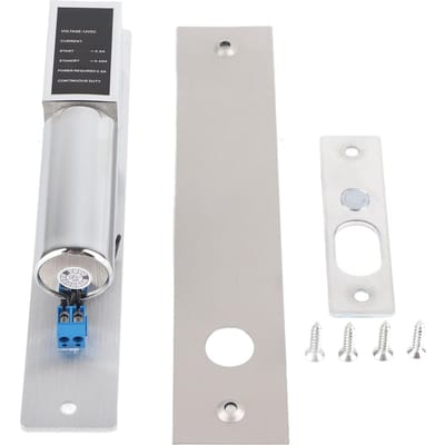 EL?2LC DC 12V Elektrisch Magnetisch Insteekslot Automatische Riegel Deurslot Inductie Toegangscontrole white
