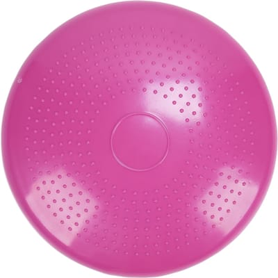Coussin d'équilibre professionnel pour disque, tapis de massage, de yoga, de fitness, d'entraînement, rouge rose