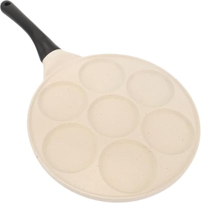 Pannenkoekenpan - Crêpepan Mini - Ontbijt Bakken - Antiaanbaklaag - 30 x 1 cm - Zwart
