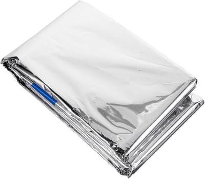Noodslaapzak - Thermische Slaapzak EHBO-zak - Buiten Overleven - Reflecterend Zilver - 100x200cm - Zilver