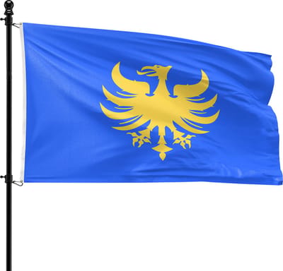 VlagDirect - Heerlen vlag - Gemeente Heerlen vlag - 90 x 150 cm.