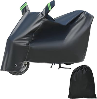 Waterdichte motorafdekzeil met UV-bescherming en opbergtas - Perfect voor buitengebruik
