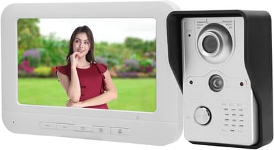 Video Deurtelefoon - Beveiligingscamera Deur - Veiligheid Thuis - Nachtzicht Functie - 7 Inch Scherm - Zwart