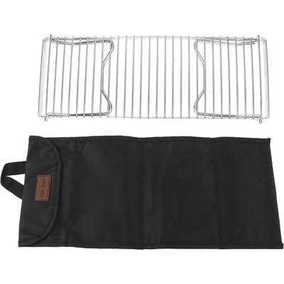 Gril de Campfire Pliant Portable en Acier Inoxydable Barbecue Grille de Cuisson gray
