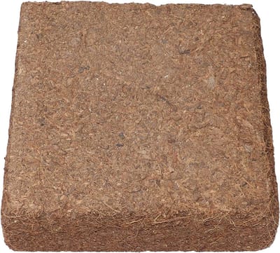 Kokosblok Humusbaksteen - Kokosaarde Bloemenaarde - Planten Kweken - Turfvrij Biologisch Afbreekbaar - 10 liter - Bruin