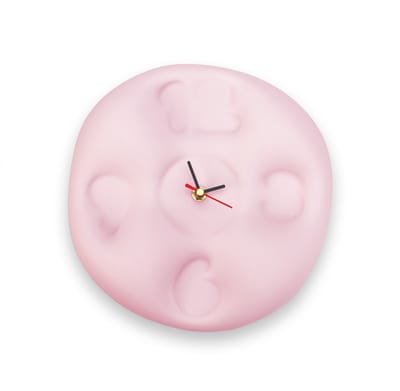 IKONIC - Design Klok - Bubble Clock Roze - Teun Zwets