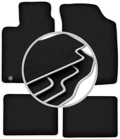 CARLUX-SILVER automatten voor: Renault Clio II hatchback (1998-2005)
