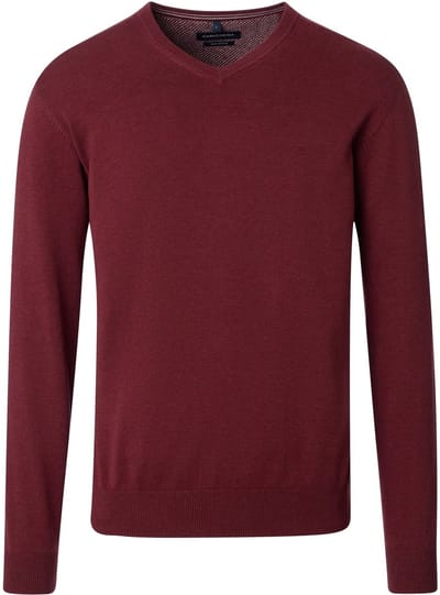 Casa Moda Pullover Rood - Maat M - Heren - Pullovers