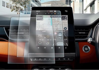 Beschermfolie voor Renault Clio 5, Captur 2 en Arkana - 9.3 inch Navigatie Touchscreen, Krasbestendig, Antivingerafdruk, Nano Film, 2 Stuks