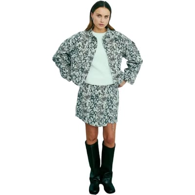 Jeans Rok met Veters Dames Norr Ninni