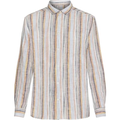 Shirt met lange mouwen KnowledgeCotton Apparel Loose Stripe