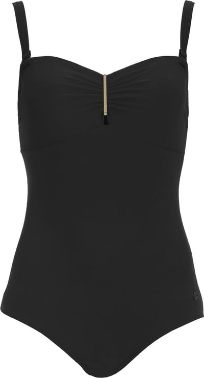 Dames Badpak Pastunette - Serena - Zwart - Maat 38