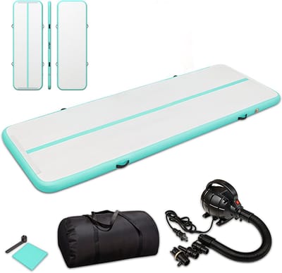 Fitby Airtrack 3 meter - Turnmat - Gymmat - Turnen - Inclusief Elektrische Pomp - Gymnastiek Mat