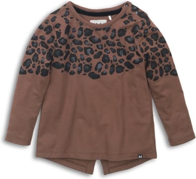 Koko Noko - Meisjes  - Bruin shirt - maat 110