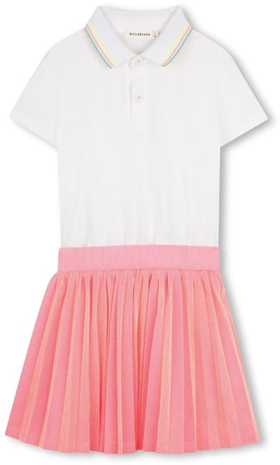 Billieblush U21830 Jurk Wit,Roze 4 Years Meisje