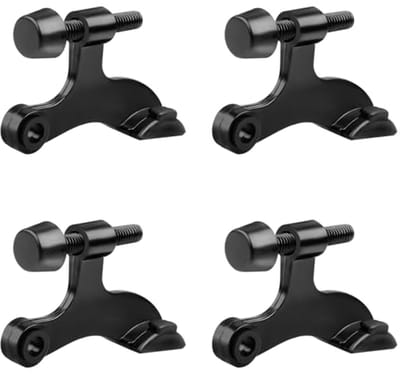 Verstelbare Deurstopper Heavy Duty - 4 Stuks Met Rubber Bumper Tips