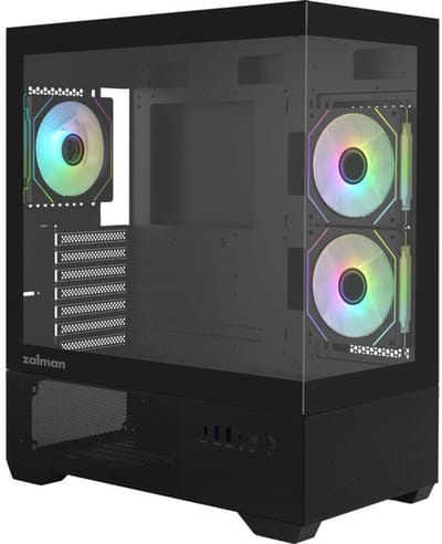 PC-behuizing zonder voeding - ZALMAN CHRONIX V2 - ZM-CHROV2BK - Middelgrote toren - ATX-formaat - Zwart