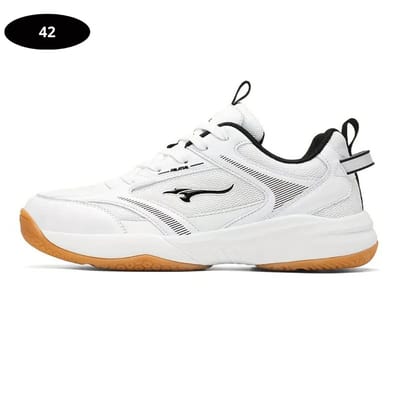 Bovista Tennisschoenen - Heren - Dames - Tenniskleding - Indoor - Outdoor - Wit & Zwart - Maat 42.5