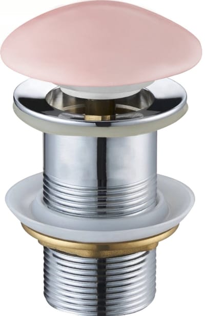 Mexen click-clack plug rond, roze keramisch mat - 79910-44
