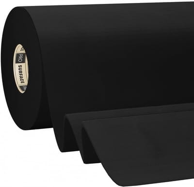 Van Voering Tapijt - Camper Bekleding - Voertuig Interieur - 4-Weg Stretch - 3 Meter x 2 Meter - Zwart