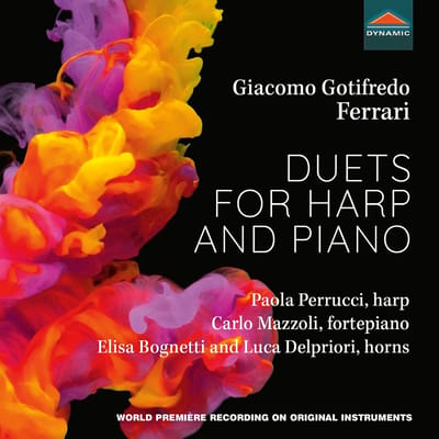 Paola Perrucci, Carlo Mazzoli & Elisa Bognetti - Ferrari: Duets For Harp And Piano (CD)