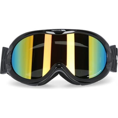 Trespass Volwassenen Unisex Vickers Dubbele Lens Sneeuwsportbril (Zwart)