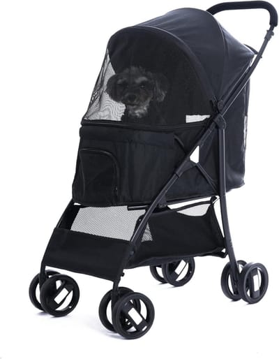 Opvouwbare Jogger Wandelwagen voor Honden en Katten tot 22,7 kg
