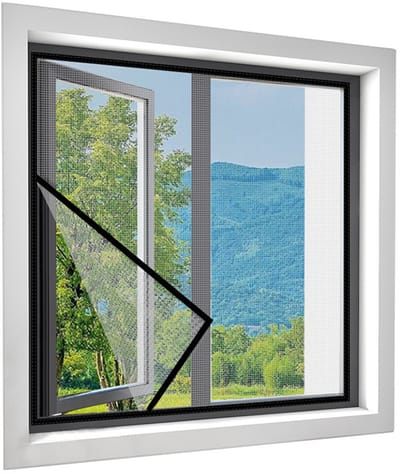 VHV - Raamhor - Kattenbeschermingsnet - Zelfklevende hor - Muggennet raam - 130x150 cm - Huisdier raamnet - Insectenwerend net - Frisse lucht binnenlaten - Insecten buiten houden - Voor slaapkamerraam - Voor dakraam - Voor ventilatie