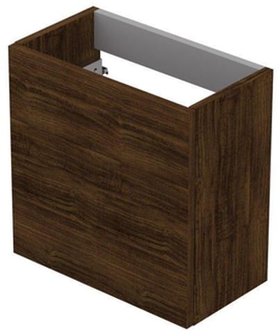INK Contra/Enter Fonteinonderkast - 40x22x40cm - greeploos - 1 deur - links en rechtsdraaiend - MFC Koper eiken