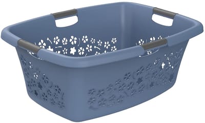 Unyqoos® Decoratieve Bloemvormige Wasmand van 50 Liter met Ventilatie en Handgrepen voor Gemakkelijk Draagcomfort