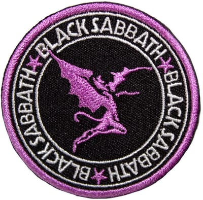 Black Sabbath - Daemon Circle Patch - Zwart