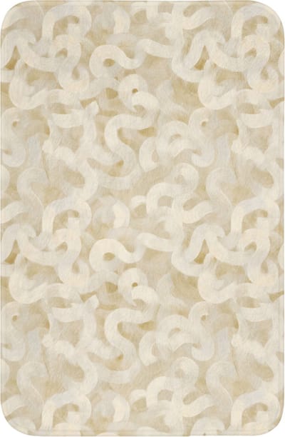 WC mat 40x60 cm - Antislip - Abstract - Lijnen - Beige - Toiletmat - Vloermat - Douchemat - Toilet tapijt - Toiletmatten