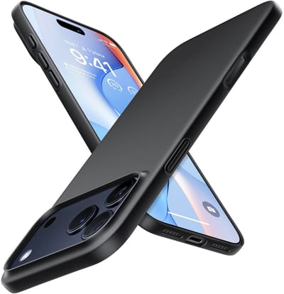 TORRAS Slim Fit Mag - Hoesje Geschikt voor Apple iPhone 17 Pro - Back Cover Compatibel met MagSafe - Zwart