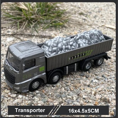 9 Stijlen Legering Techniek Diecast Vrachtwagen Speelgoedauto Bouwmodel Voertuig Lader Tractor Kraan Graafmachine Speelgoed voor Jongens Cadeau
