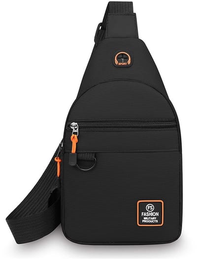 Dailygoods- Borstas waterdicht - Lichtgewicht Nylon - 3 Compartimenten - Verstelbare Riemen - Voor Heren - Voor Reizen/Wandelen - Crossbodytas