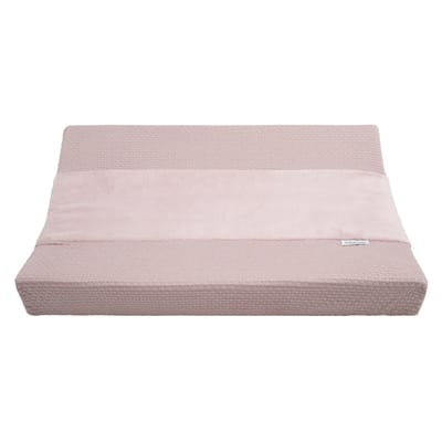 Baby's Only Gebreide baby aankleedkussenhoes - Waskussenhoes - Overtrek verzorgingskussen Sky - Oud Roze - 45x70 cm