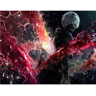 Diamant borduurwerk cartoon diy diamant schilderij anime foto's handwerk volledige hars huis decoratief 20X30CM gray