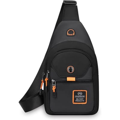 Borsttas Herentas Schoudertas Crossbody Tas Sport Kleine Tas Heren Casual Rugzak Portemonnee Oxford Kleine Tas Vrouw black