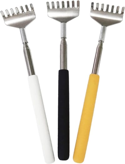 Verstelbare rugschraper set van 3 - veelzijdige massager voor jeukverlichting en ontspanning, ideaal voor moeilijk bereikbare plekken