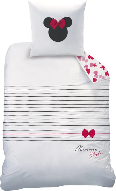 Disney Minnie Mouse Dekbedovertrek Style - Eenpersoons - 140 x 200 cm - Katoen
